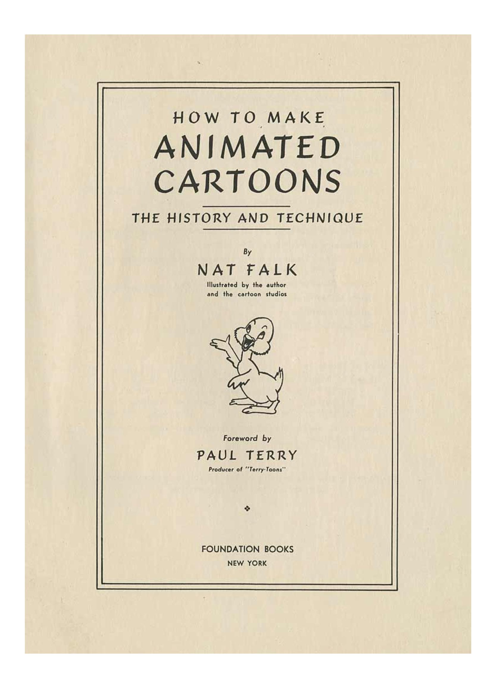 How To Make Animated Cartoons : Nat Falk : Free Download, Borrow, and  Streaming : Internet Archive